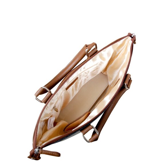 Printed Leather 3-in-1 Convertible Top Handle Crossbody Bag for Women- Daily Use - Picture 6 of 16